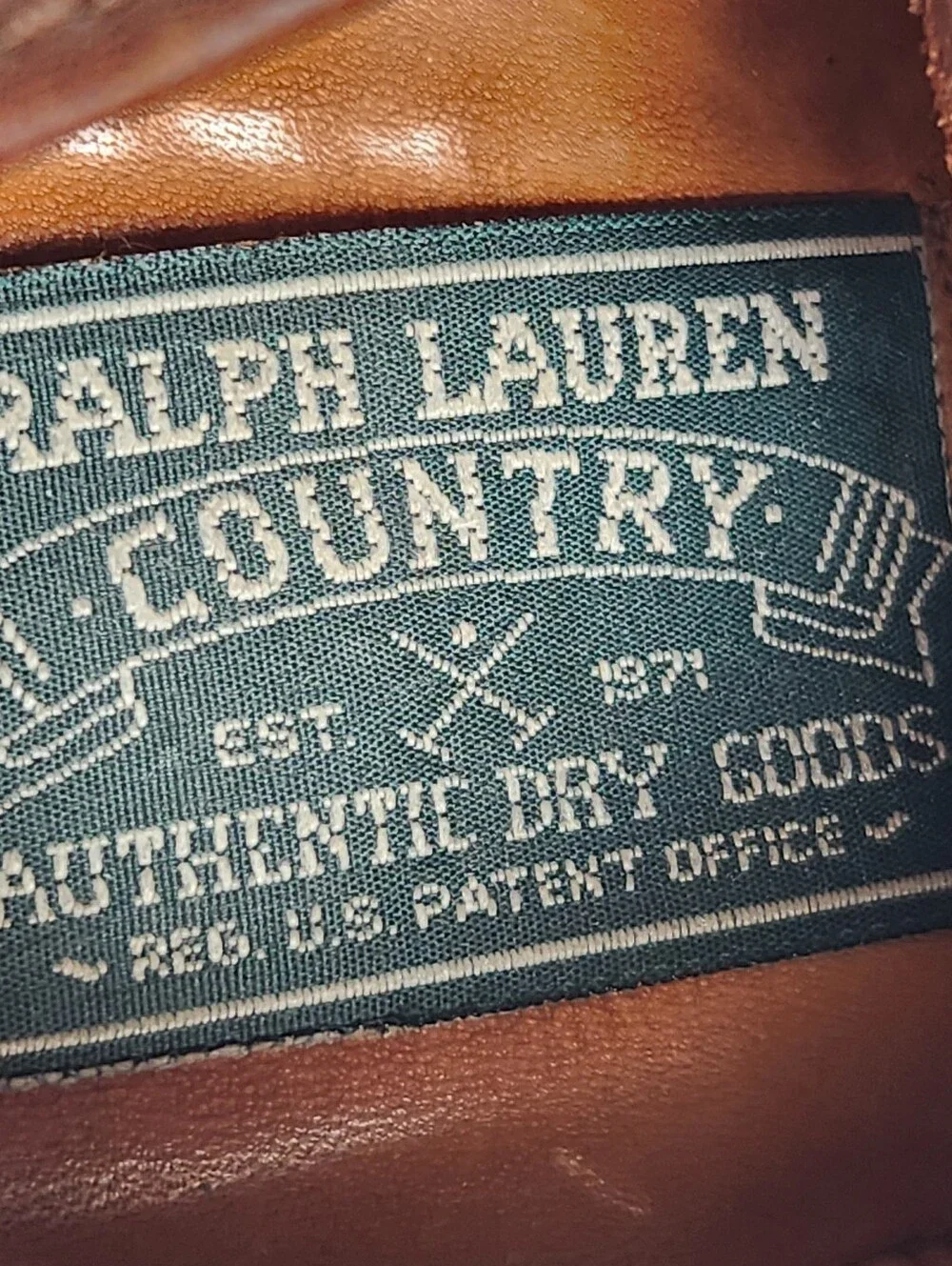 RALPH LAUREN Country Men's Shoe Size 7 D Monk Strap Lace Up Leather Vintage